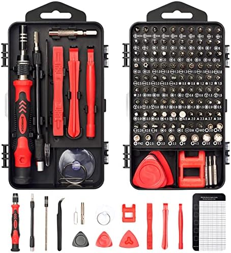 SHARDEN 122in1精密ドライバーセット 特殊ドライバー ねじ回し 磁気付き 修理ツール 滑り止めハンドル トルクスドライバー プラス マイナス 三角 ヘックス switch iPhone ドライバーt8 星型 眼镜 y字 hdd